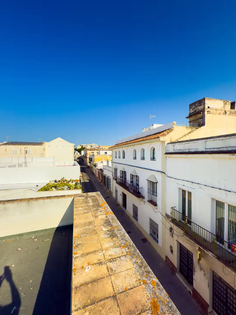 Vista exterior de Casa o chalet en venta en El Puerto de Santa María con Aire acondicionado, Terraza y Trastero