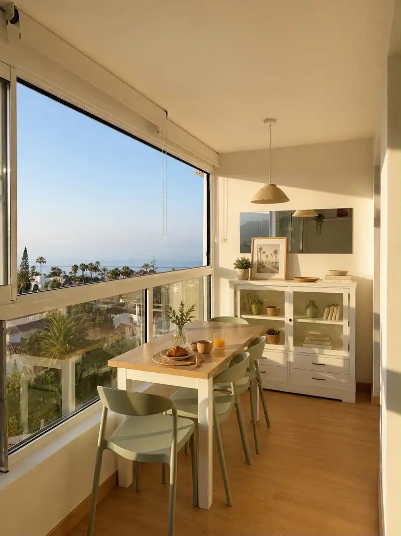 Terrassa de Estudi de lloguer en Marbella amb Aire condicionat i Moblat