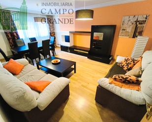 Living room of Flat for sale in Palencia Capital  with Heating, Parquet flooring and Terrace