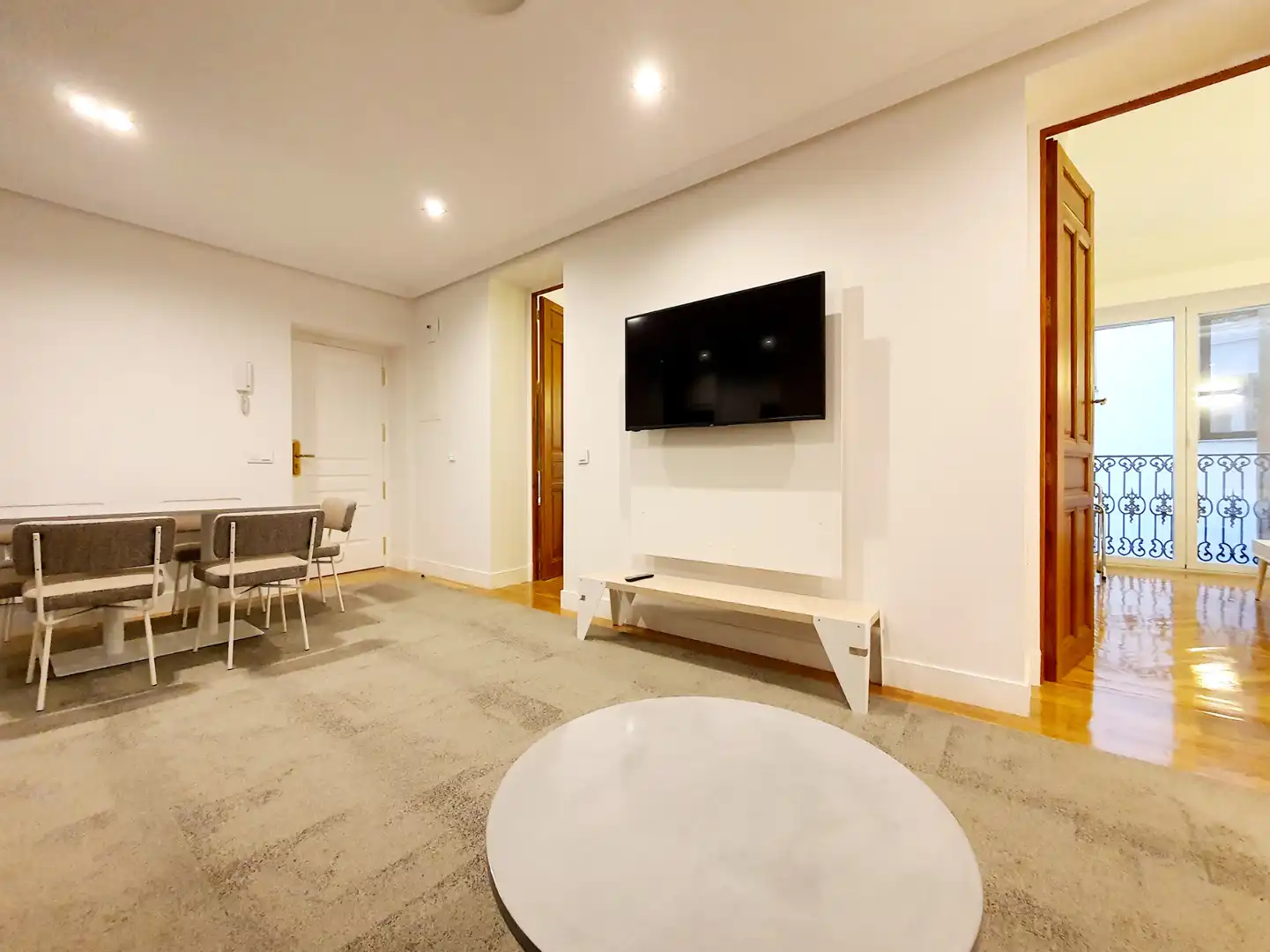 Wohnzimmer von Wohnungen zur Miete in Madrid mit Klimaanlage, Heizung und Möbliert