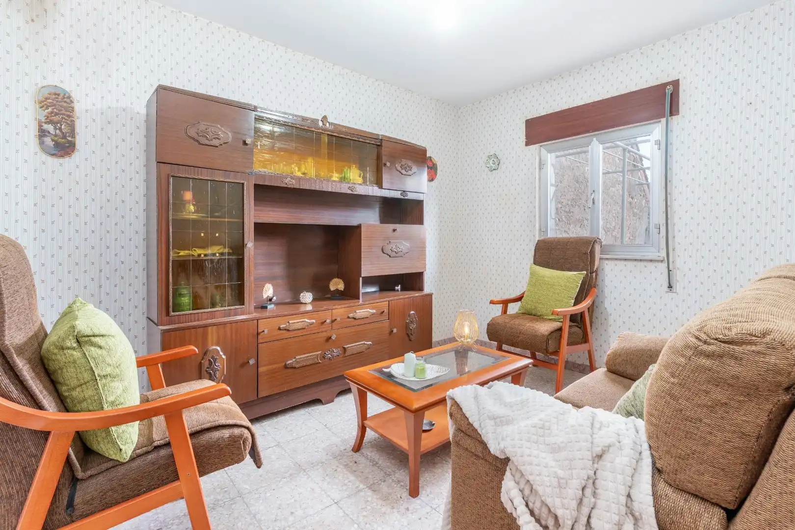 Living room of Houses for sale in Castrocontrigo  with Private garden, Terrace and Furnished