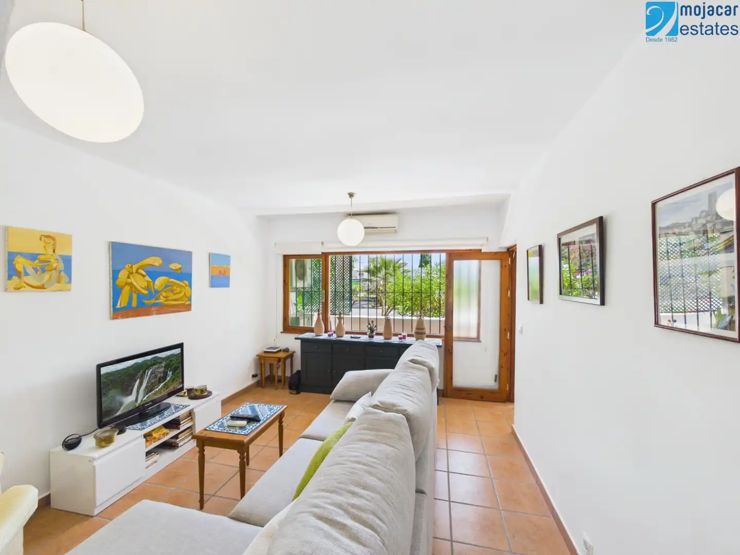 Living room of Ground floor for sale in Mojácar  with Air Conditioner, Terrace and Furnished