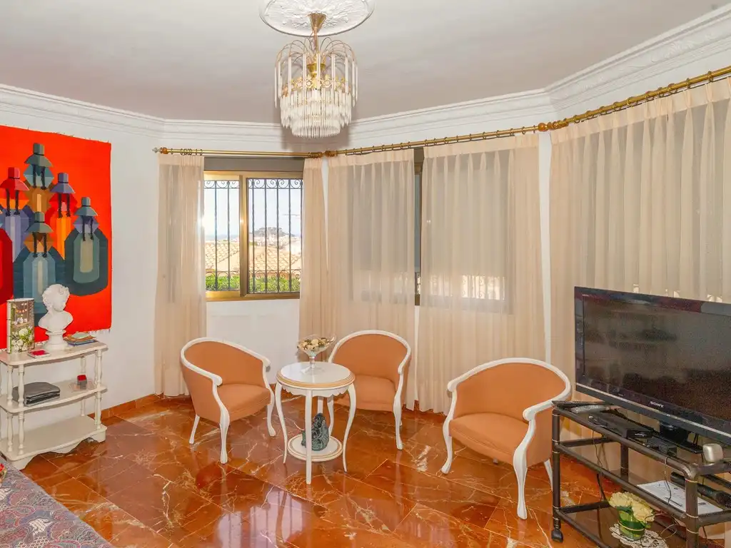 Living room of Houses for sale in Dénia  with Air Conditioner, Private garden and Terrace