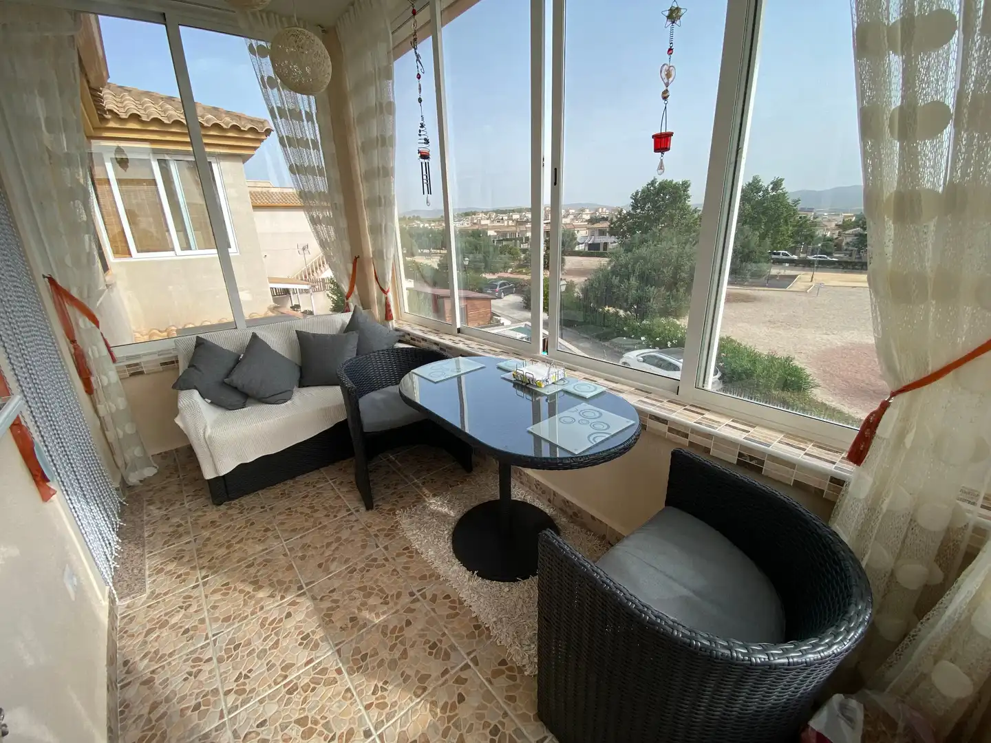 Terrassa de Apartament en venda en Castalla amb Aire condicionat, Jardí privat i Terrassa