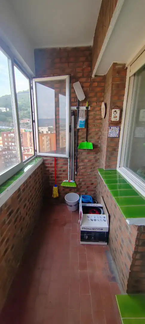 Terrasse von Wohnung zur Miete in Bilbao  mit Heizung, Parkett und Terrasse