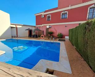 Swimming pool of House or chalet for sale in Málaga Capital  with Air Conditioner, Heating and Private garden