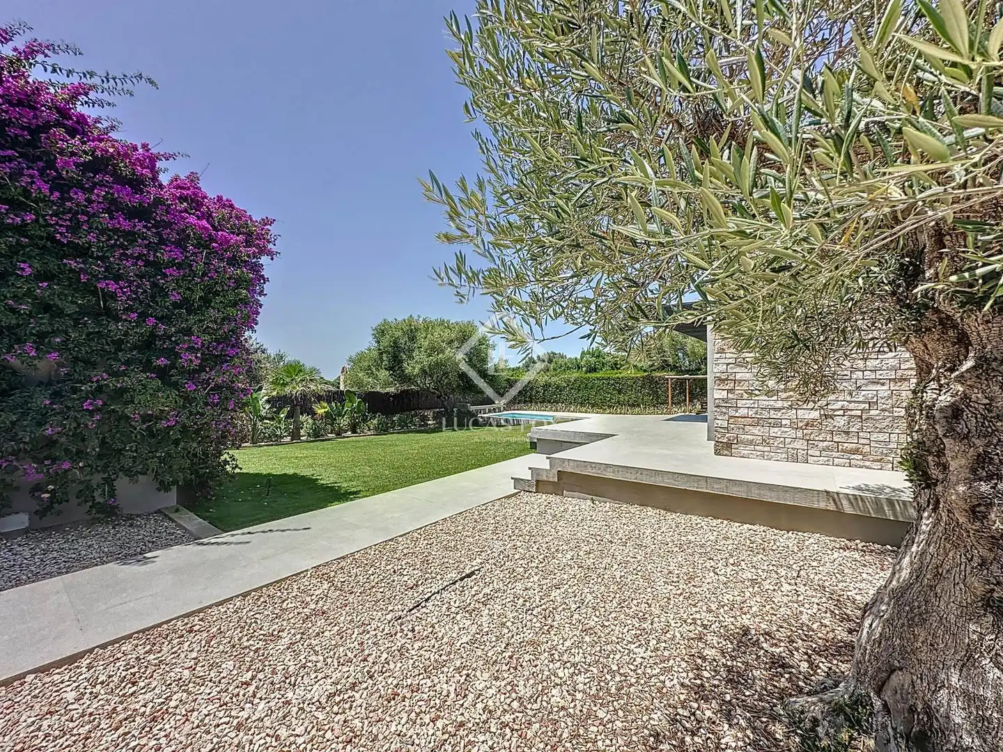 Garden of Houses for sale in Sant Lluís  with Air Conditioner, Heating and Private garden