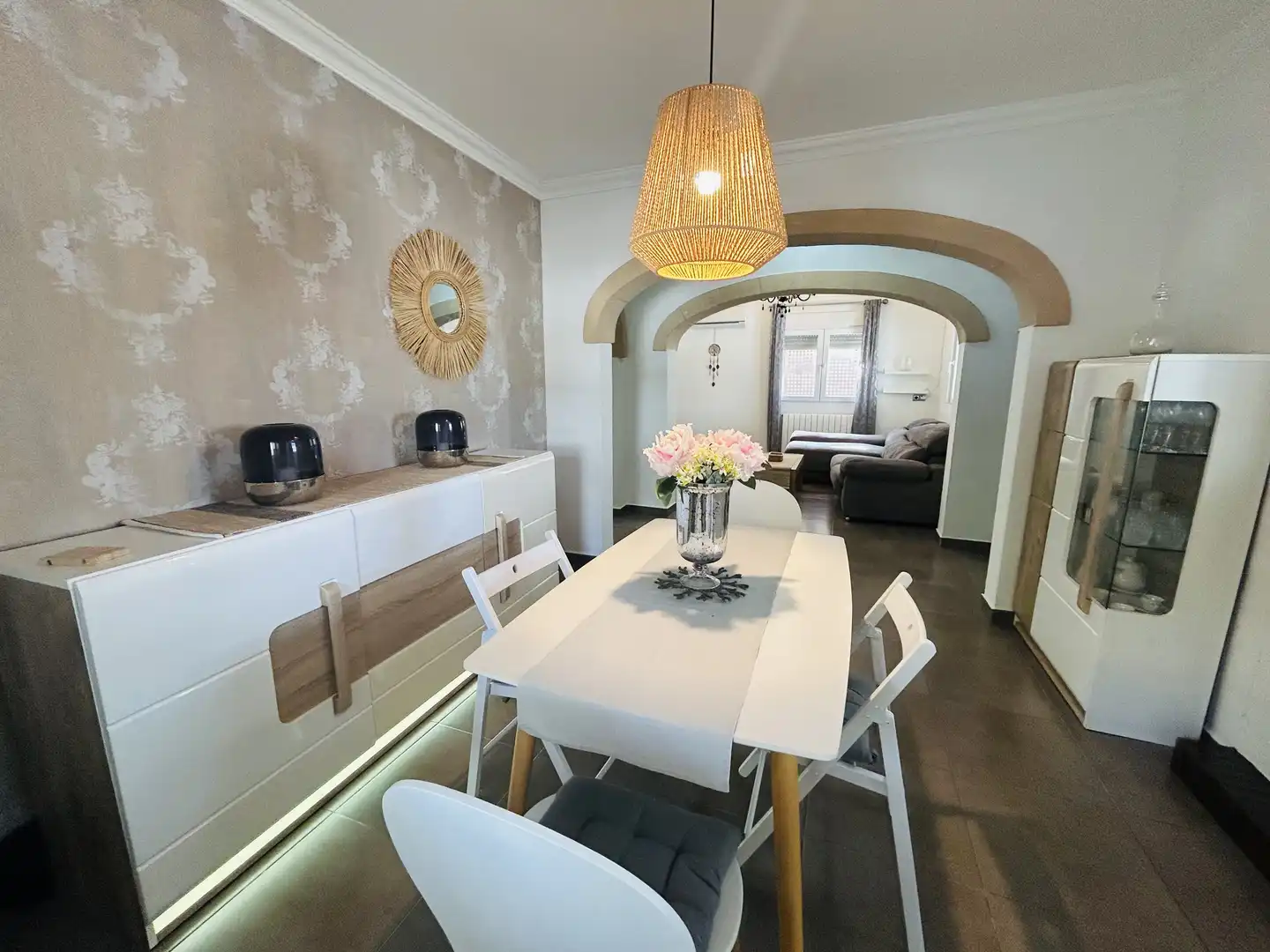 Comedor de Casa o chalet de alquiler en Jávea / Xàbia con Aire acondicionado, Calefacción y Jardín privado
