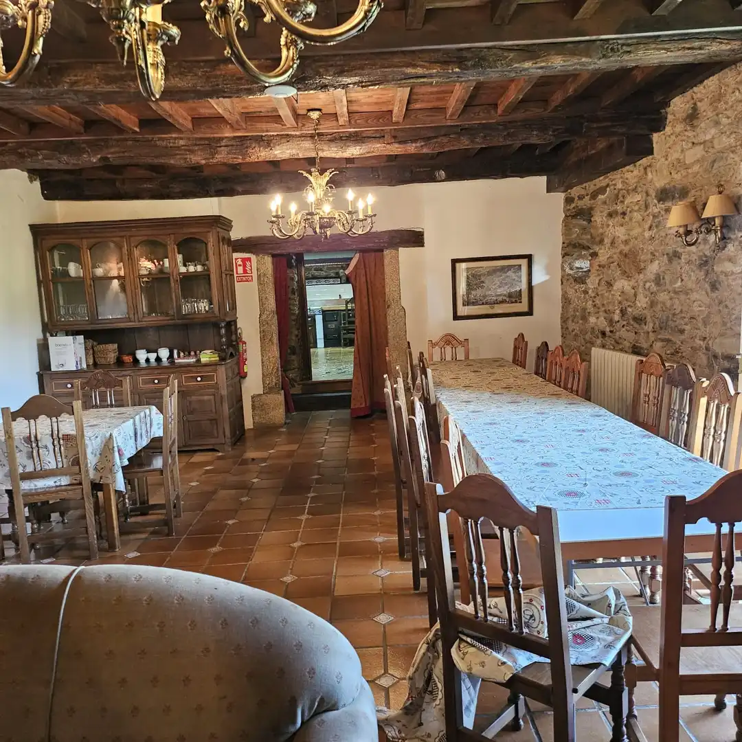 Esszimmer von Country house zum Verkauf in Arzúa mit Klimaanlage, Heizung und Privatgarten