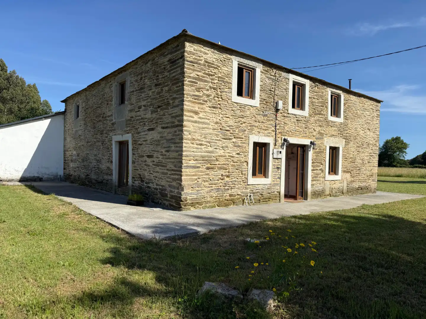 Exterior view of Houses for sale in Cospeito  with Private garden