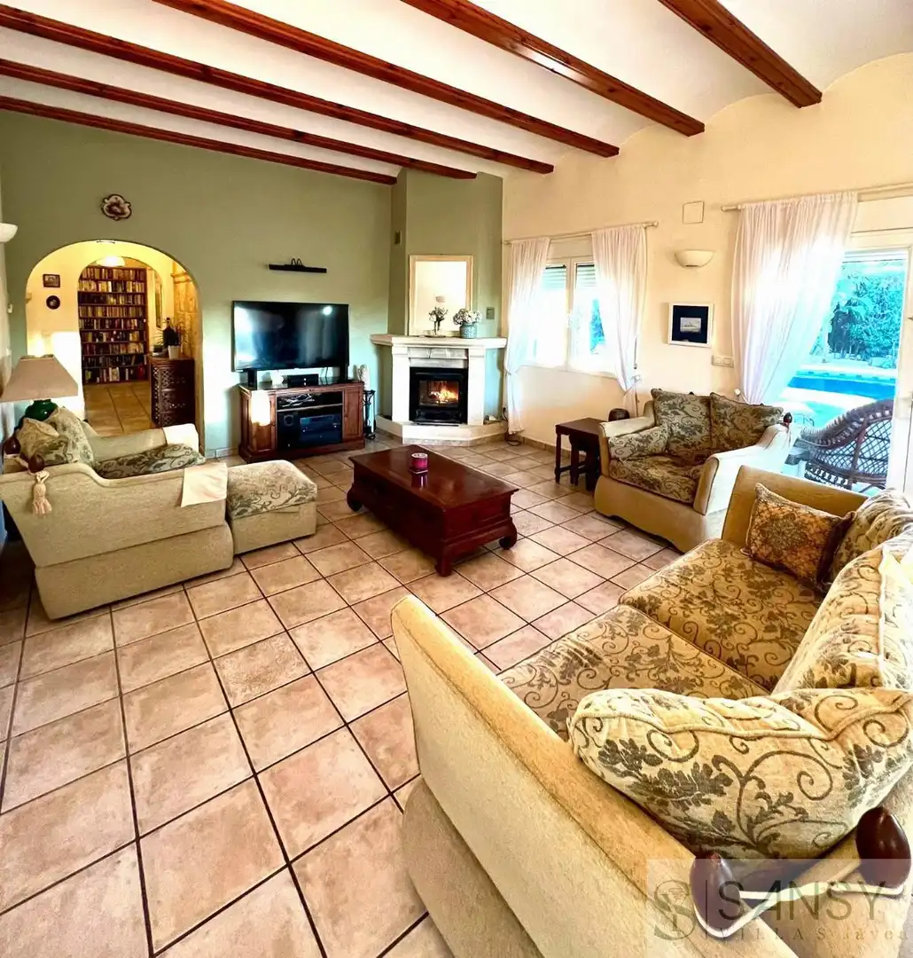 Living room of Houses for sale in Jávea / Xàbia  with Air Conditioner, Heating and Terrace