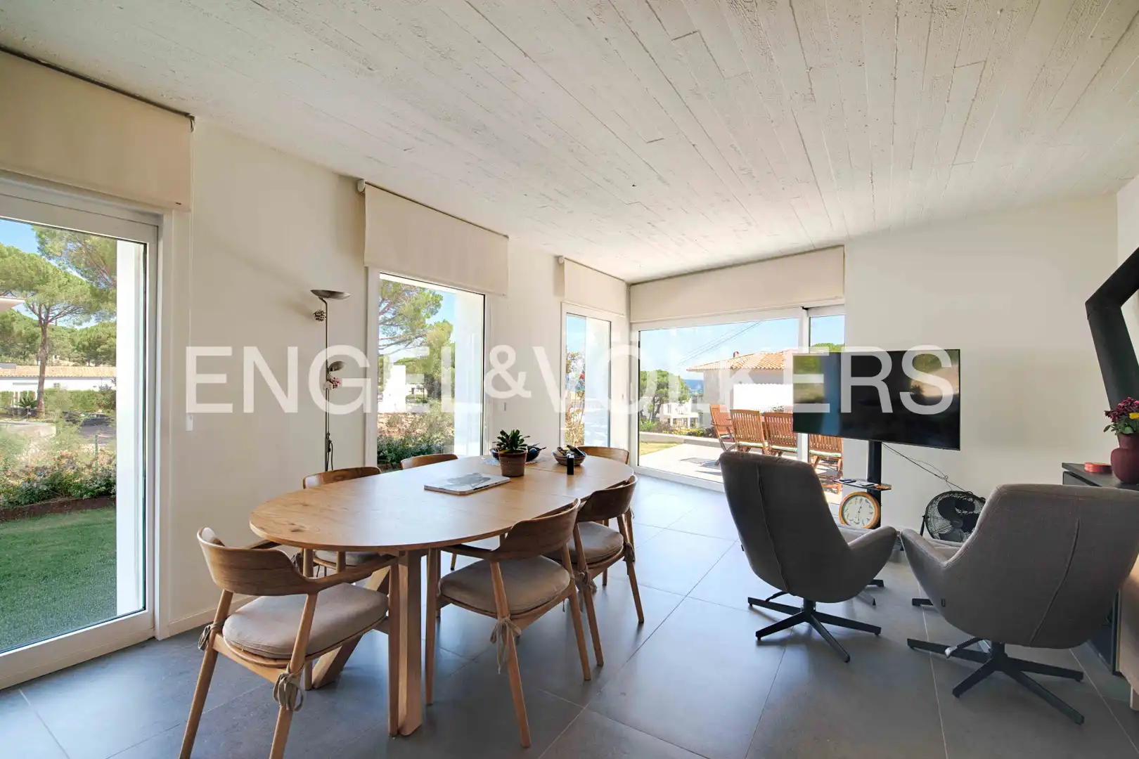 Comedor de Casa o chalet en venta en El Port de la Selva con Calefacción, Jardín privado y Terraza