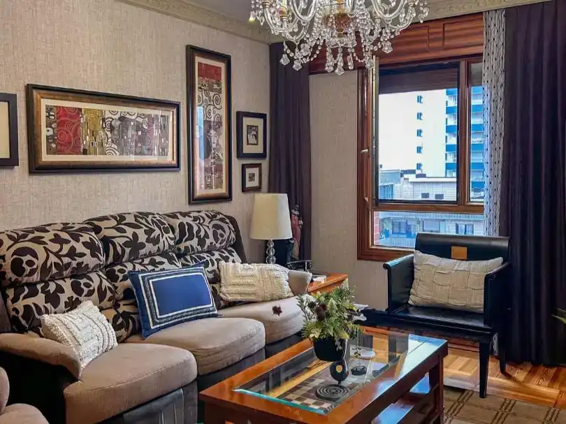 Sala de estar de Piso en venta en Bilbao 