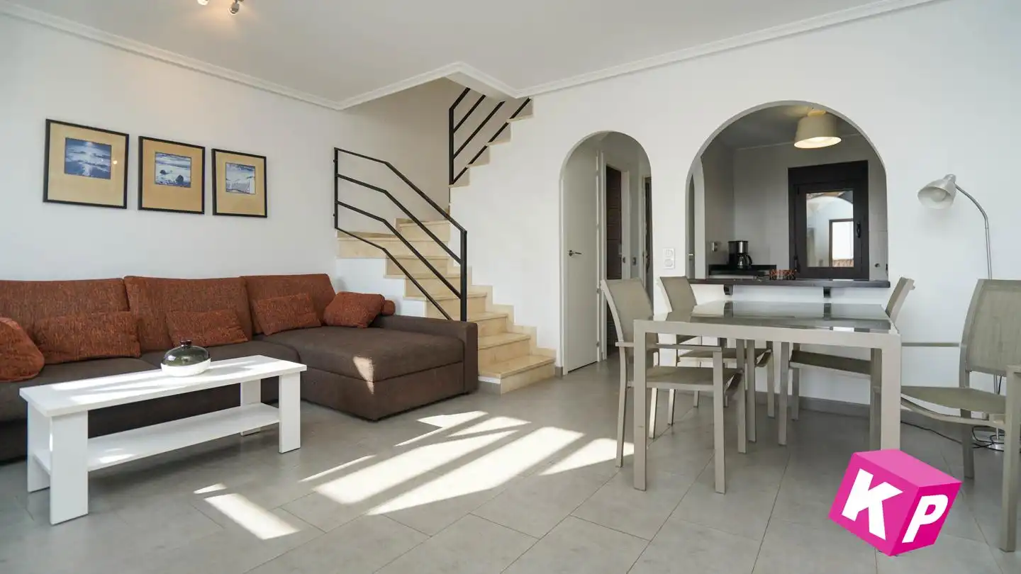 Sala d'estar de Casa o xalet en venda en Santa Pola amb Jardí privat, Terrassa i Traster