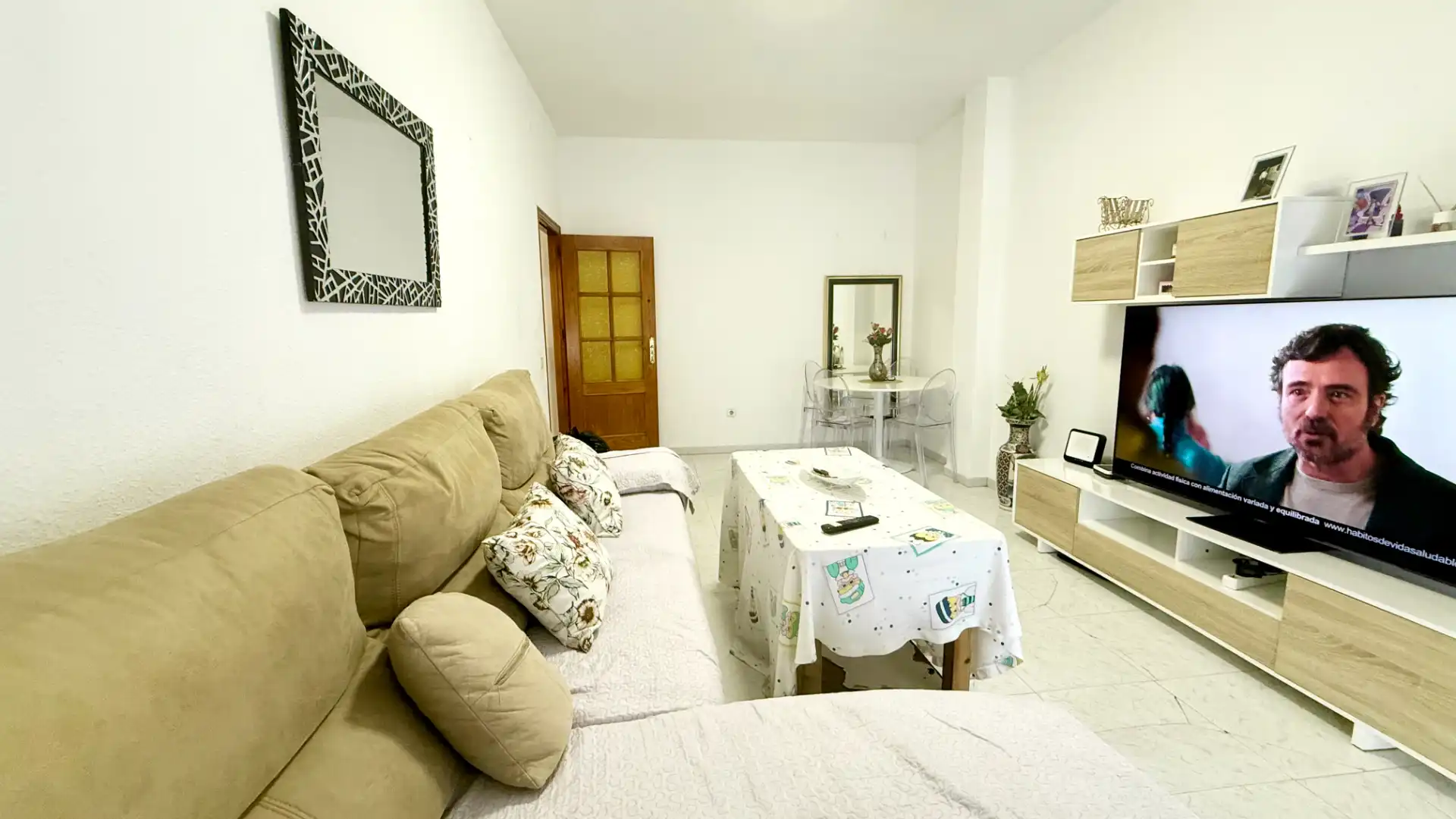 Living room of Duplexes for sale in Roquetas de Mar  with Air Conditioner and Furnished