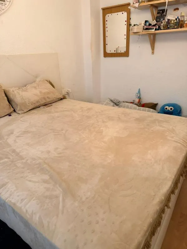 Bedroom of Flat for sale in  Valencia Capital  with Heating, Terrace and Balcony