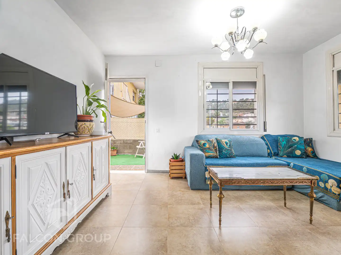 Sala de estar de Casa o chalet en venta en Canyelles con Jardín privado, Terraza y Piscina