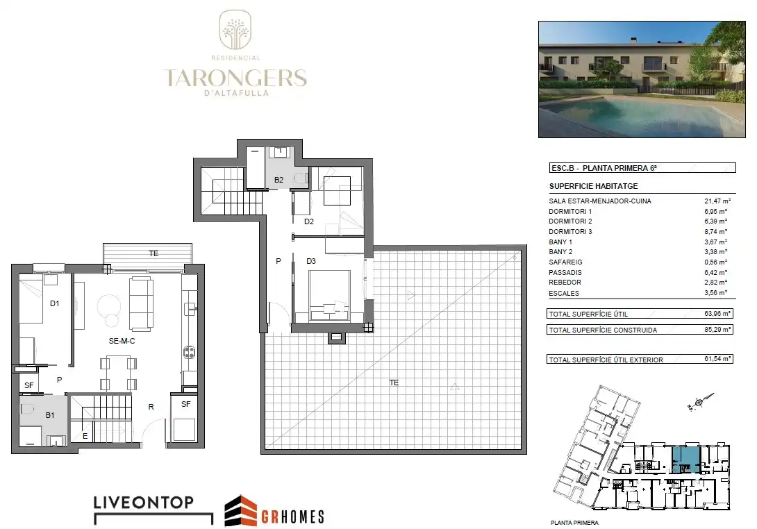 Duplexes for sale in Altafulla  with Air Conditioner, Heating and Storage room