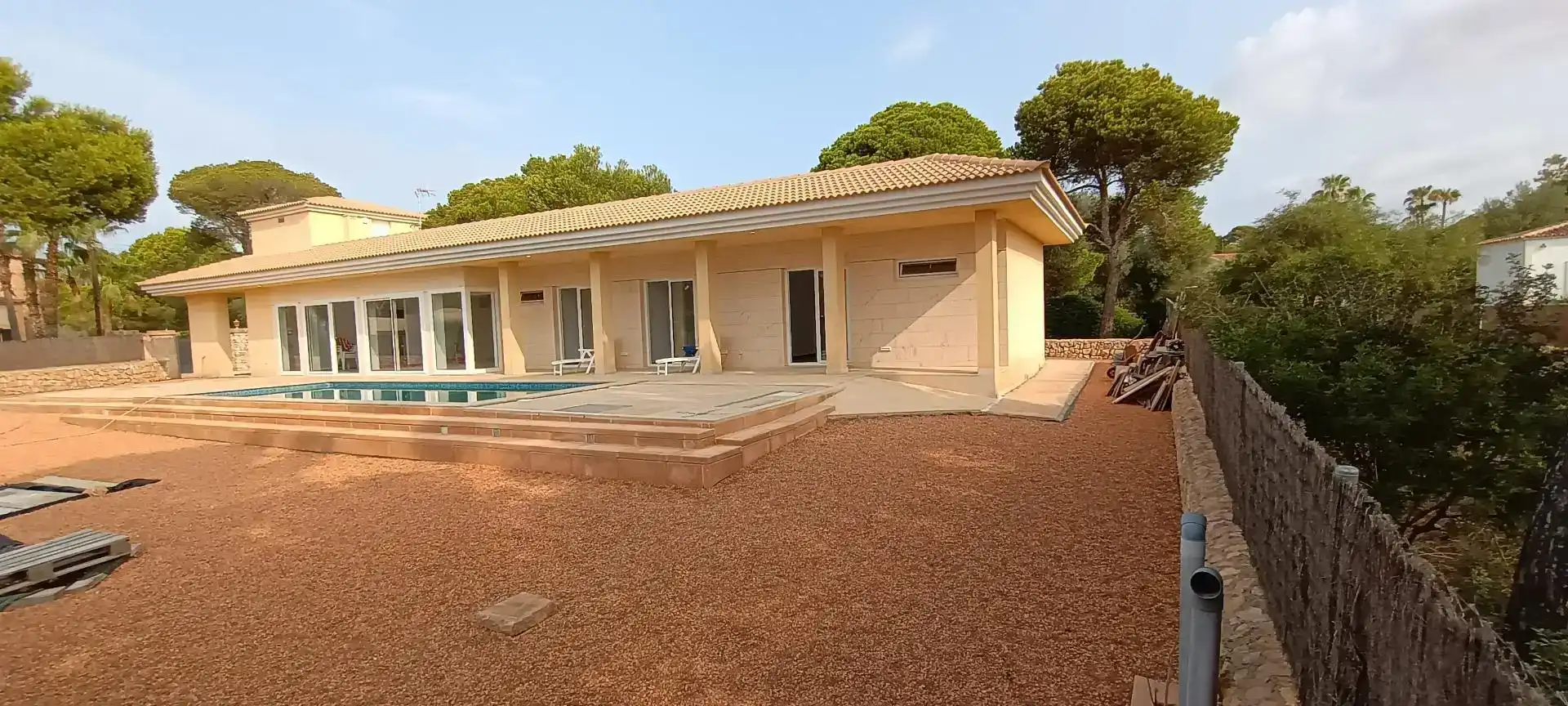 Exterior view of Houses for sale in Llucmajor  with Air Conditioner and Swimming Pool