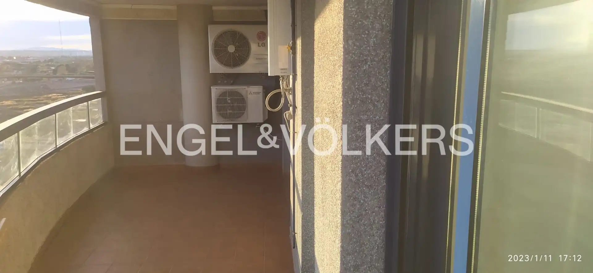 Terrasse von Wohnung zur Miete in Valencia mit Klimaanlage, Heizung und Privatgarten