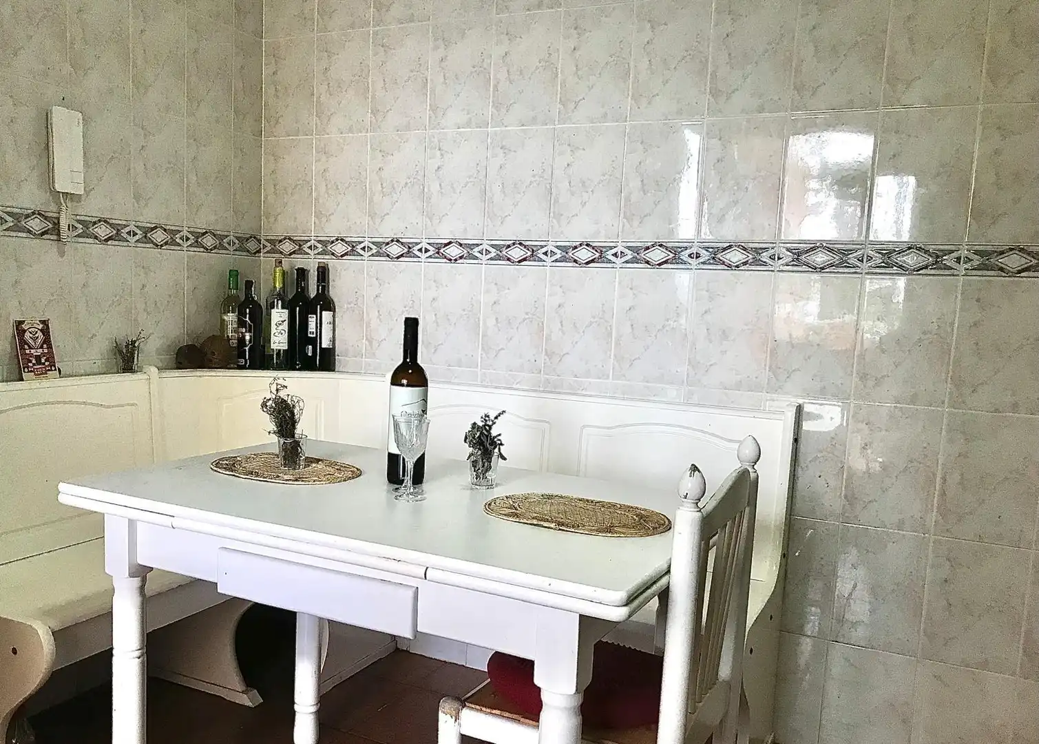 Küche von Einfamilien-Reihenhaus zur Miete in El Rosario mit Privatgarten, Terrasse und Möbliert