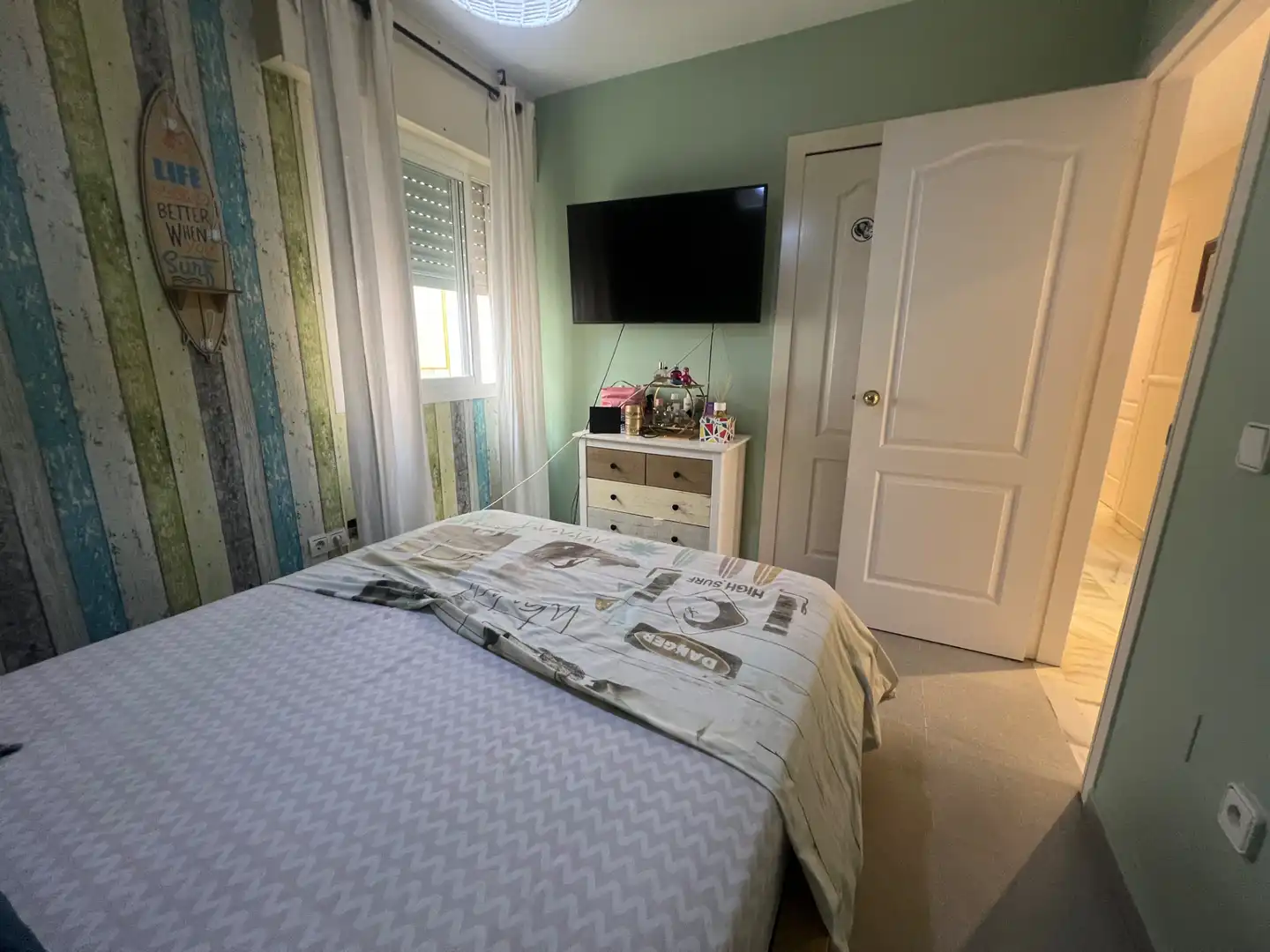 Bedroom of Flat for sale in Málaga  with Terrace and Community pool