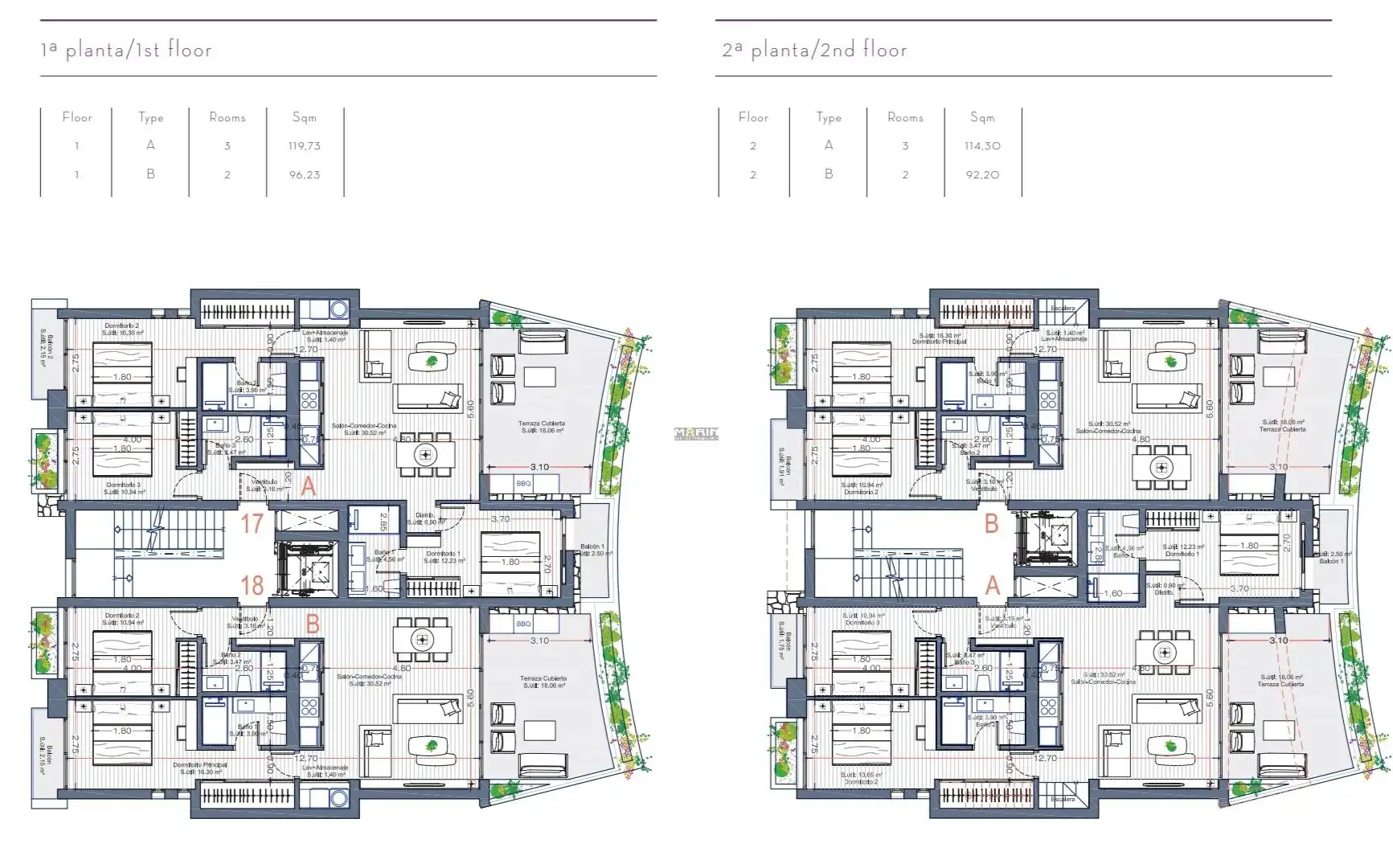 Ático en venta en Cartagena con Aire acondicionado, Calefacción y Terraza