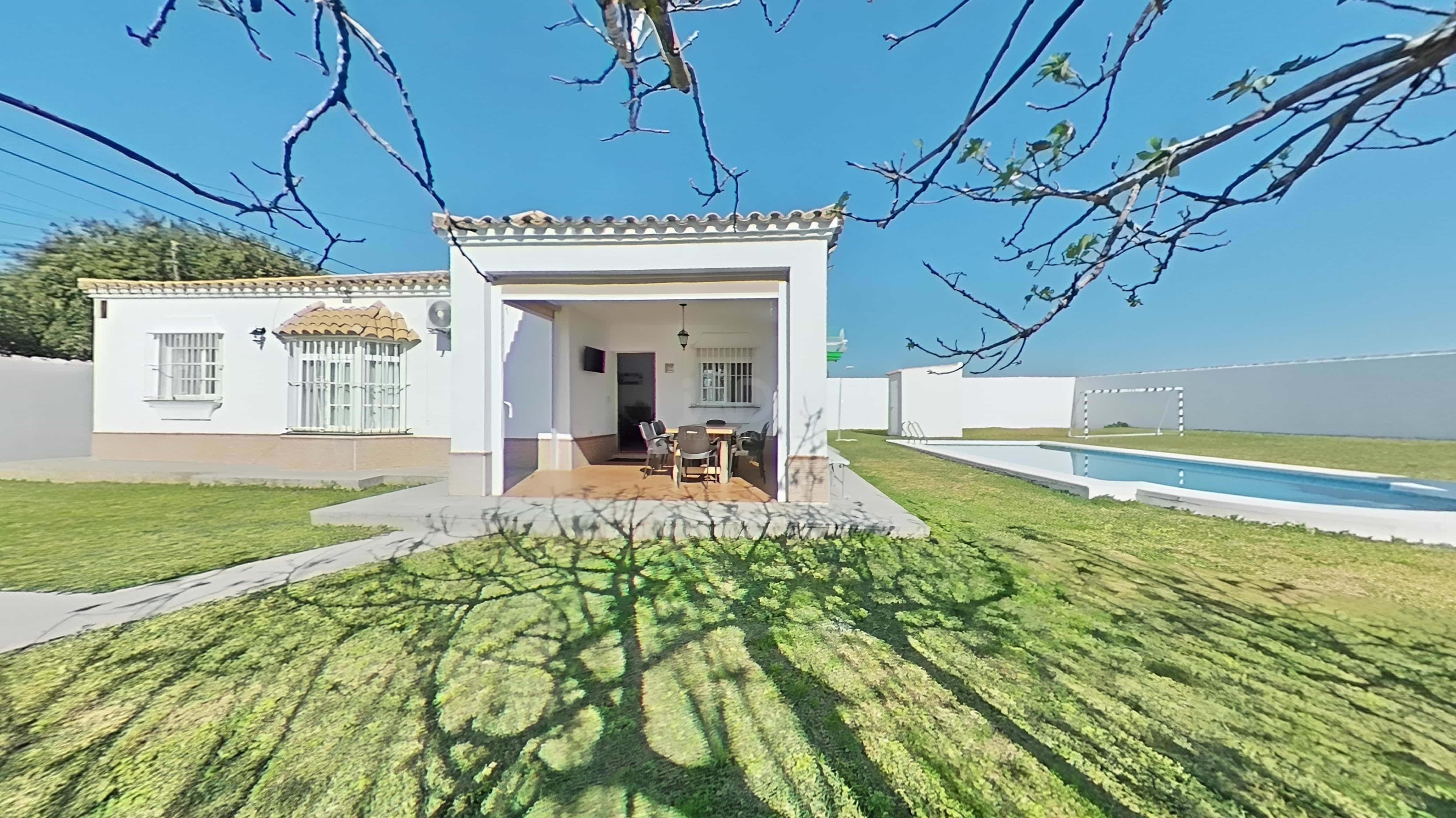 Jardín de Casa o chalet en venta en Chiclana de la Frontera con Aire acondicionado, Calefacción y Terraza