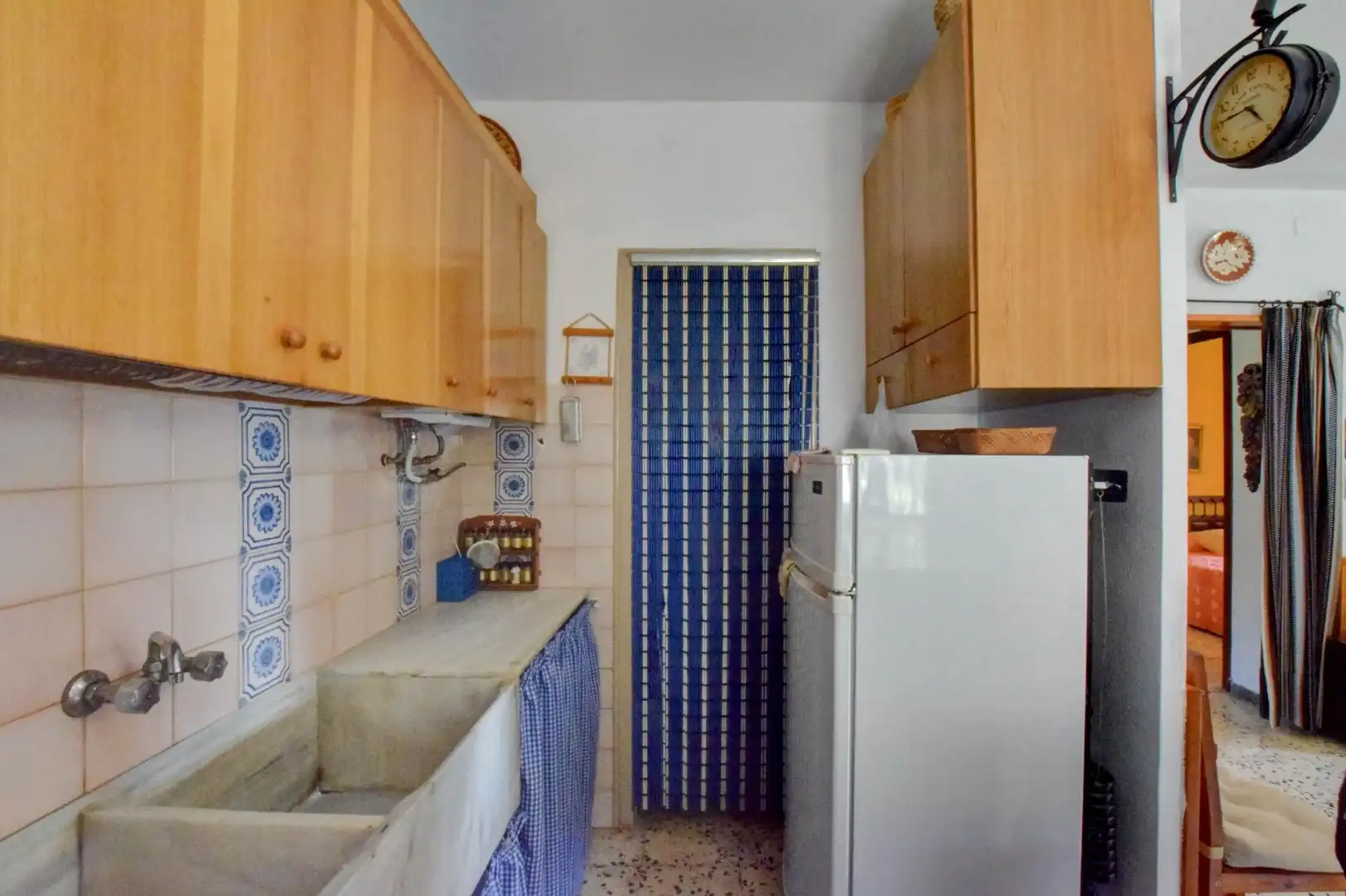 Cuina de Casa o xalet en venda en Alfara de Carles amb Terrassa, Traster i Piscina