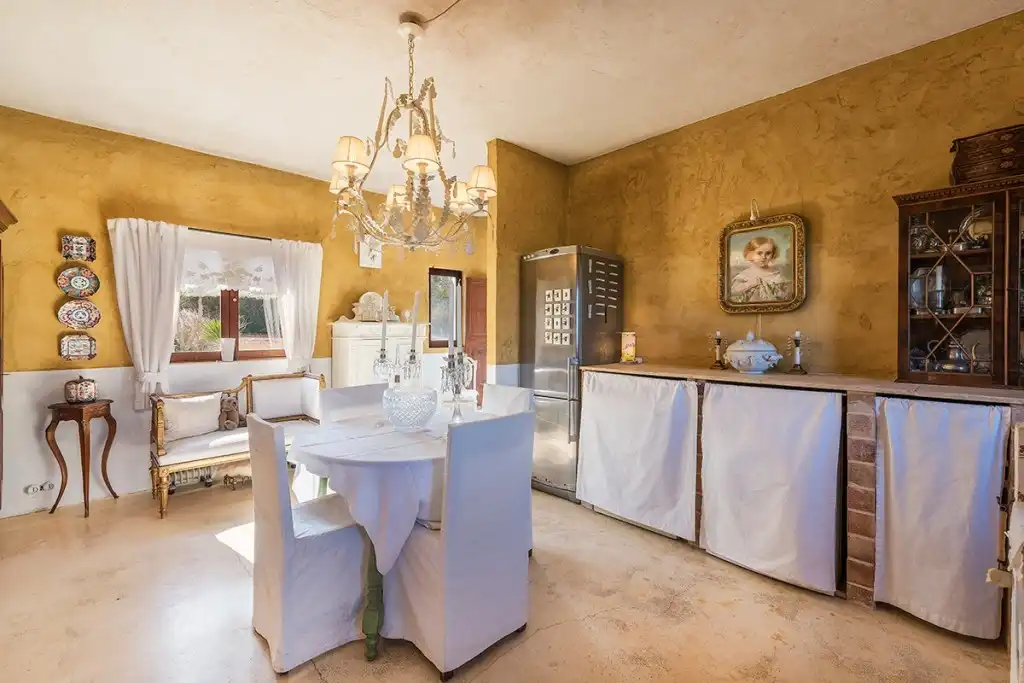 Cocina de Finca rústica en venta en Santanyí con Calefacción, Jardín privado y Terraza