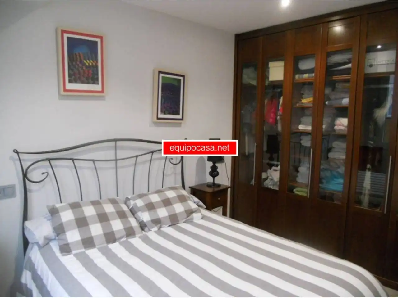 Schlafzimmer von Wohnung zum Verkauf in Lugo mit Heizung, Parkett und Abstellraum