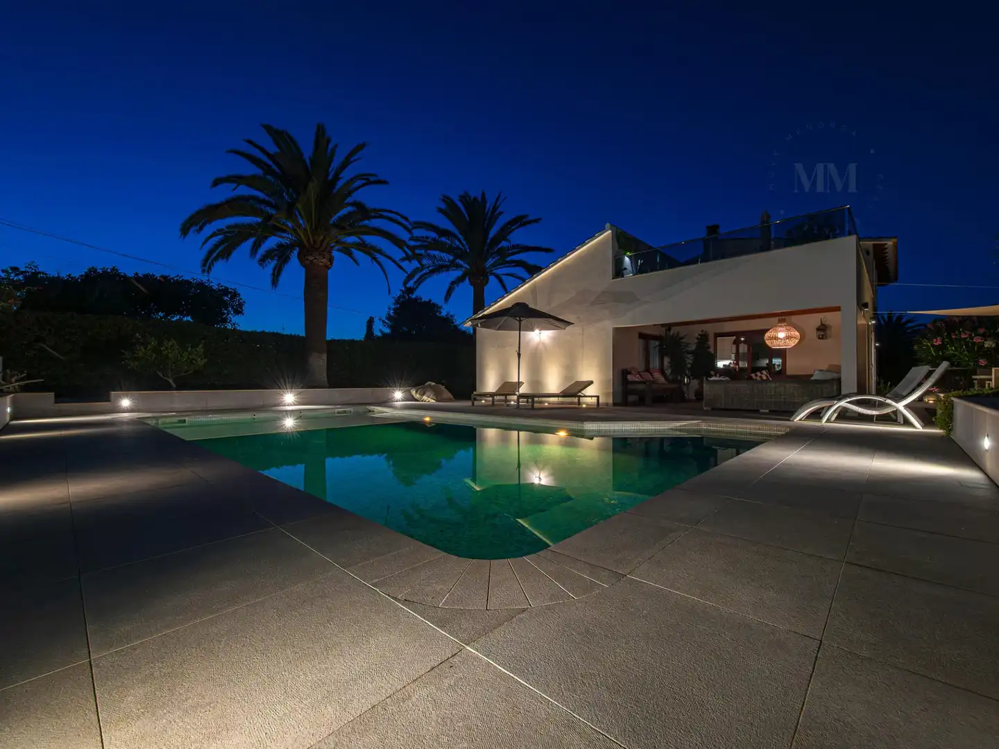 Swimming pool of Houses for sale in Es Castell  with Air Conditioner, Private garden and Terrace