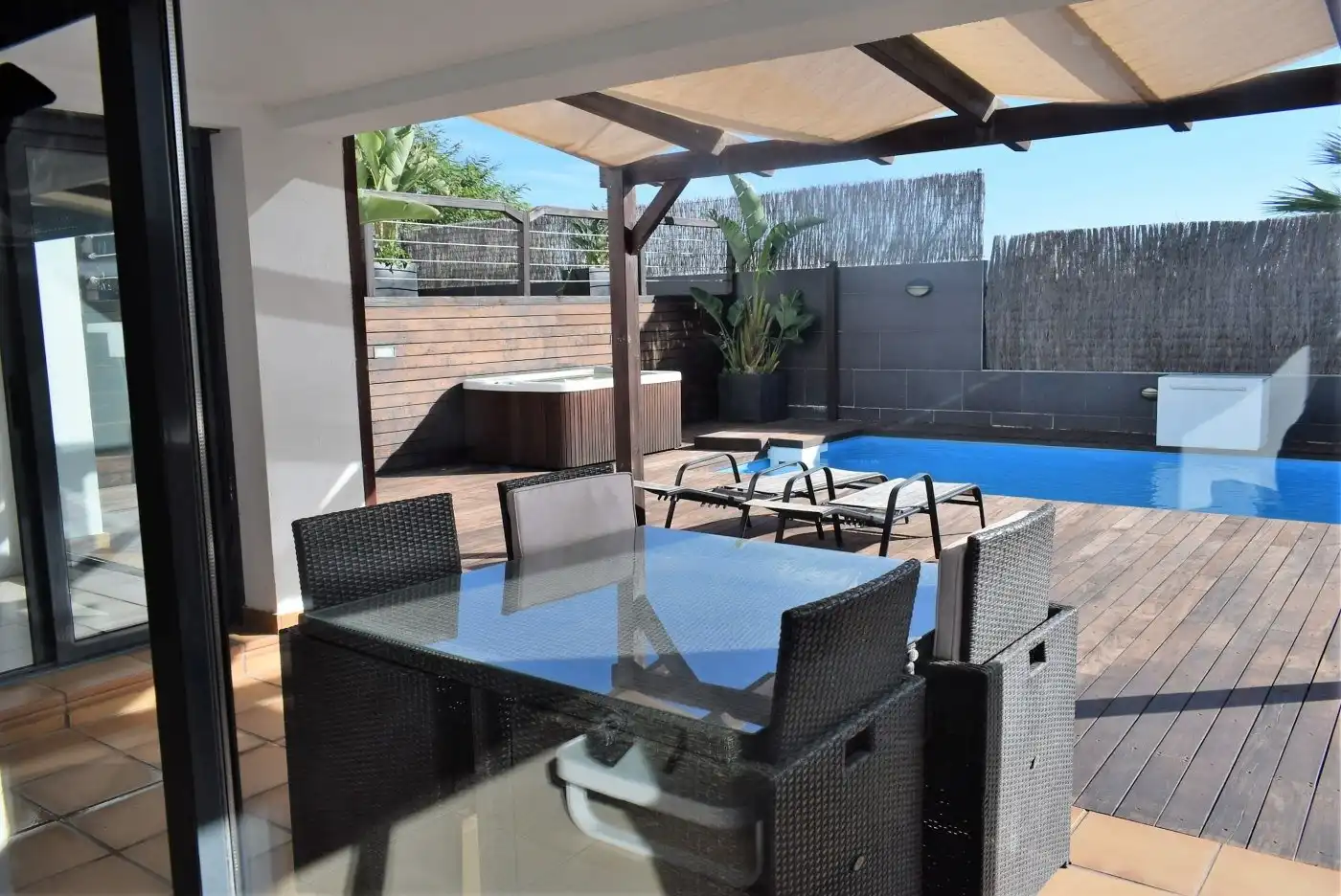 Terrassa de Casa adosada en venda en Calafell amb Calefacció, Jardí privat i Terrassa