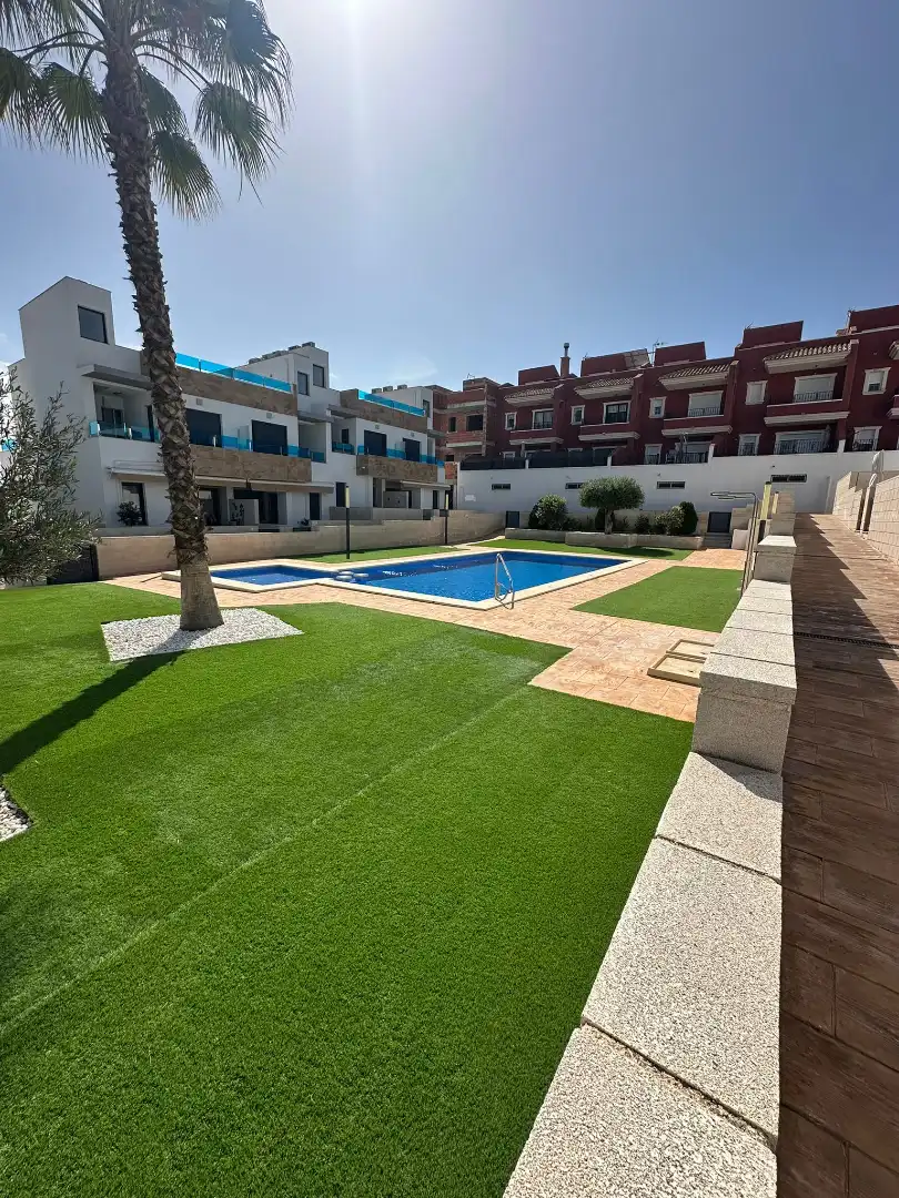 Swimming pool of Detached homes for sale in Bigastro  with Air Conditioner, Private garden and Terrace
