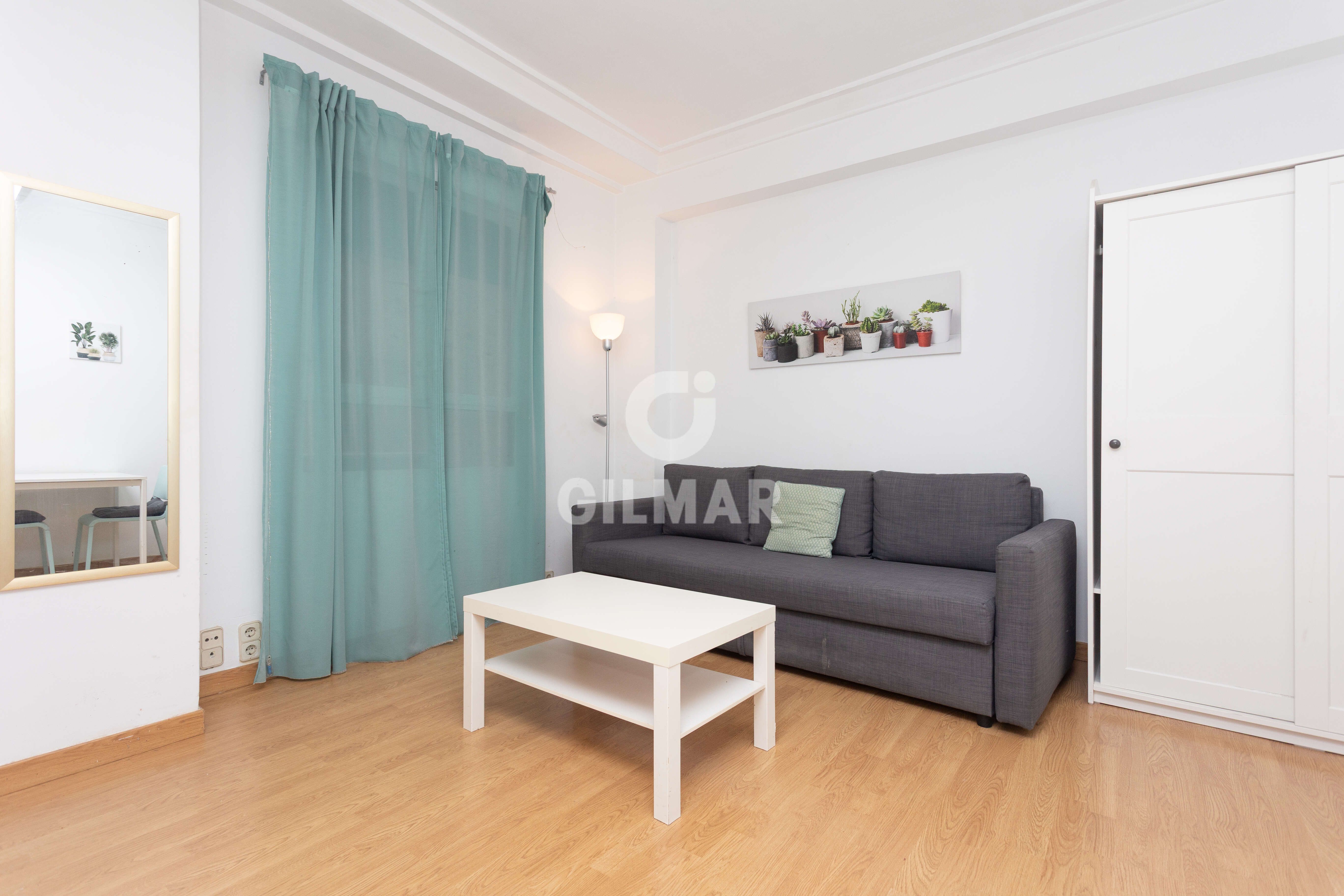 Sala d'estar de Estudi en venda en  Madrid Capital amb Calefacció