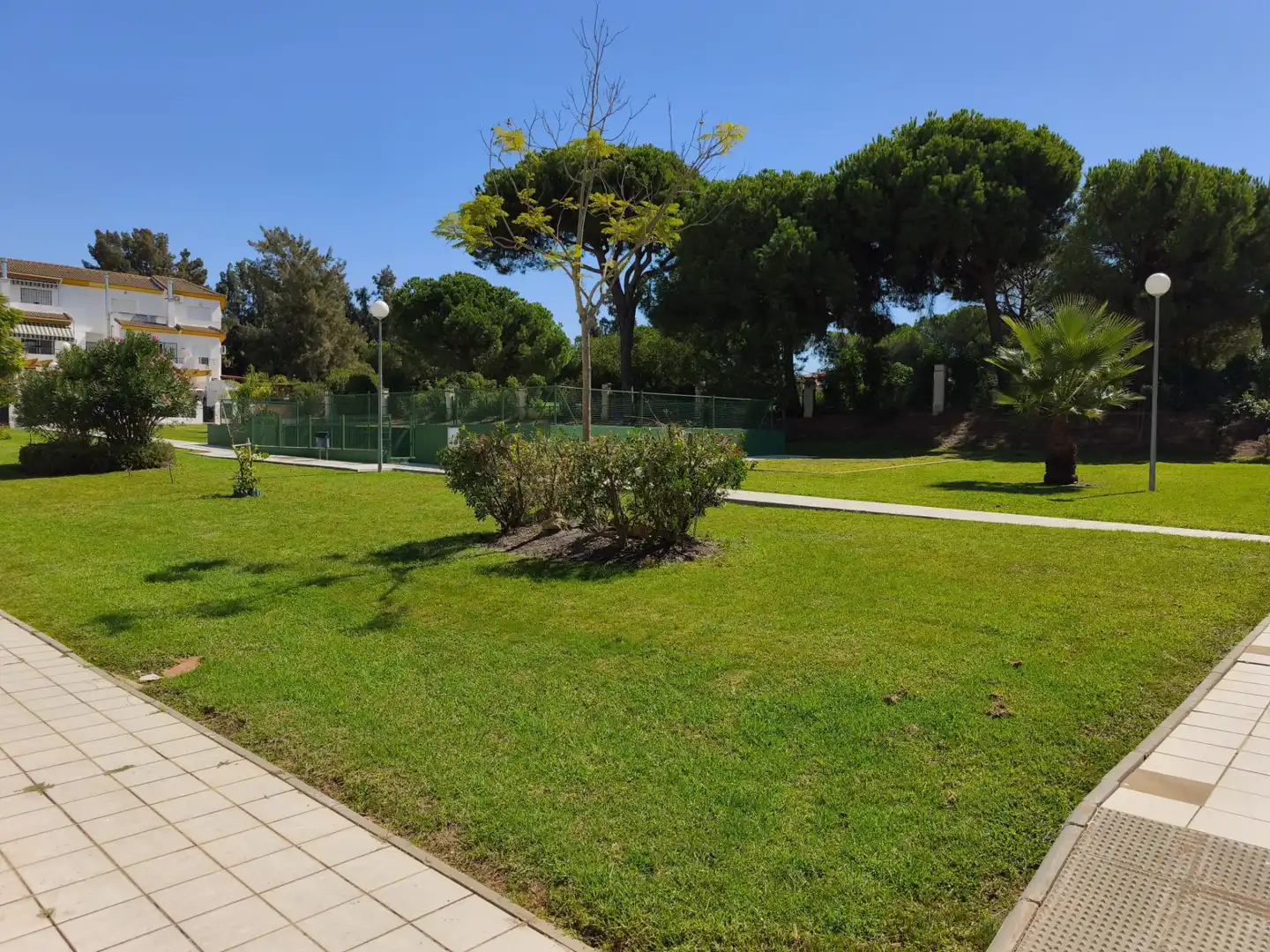 Jardí de Casa adosada en venda en El Portil amb Terrassa, Moblat i Piscina comunitària