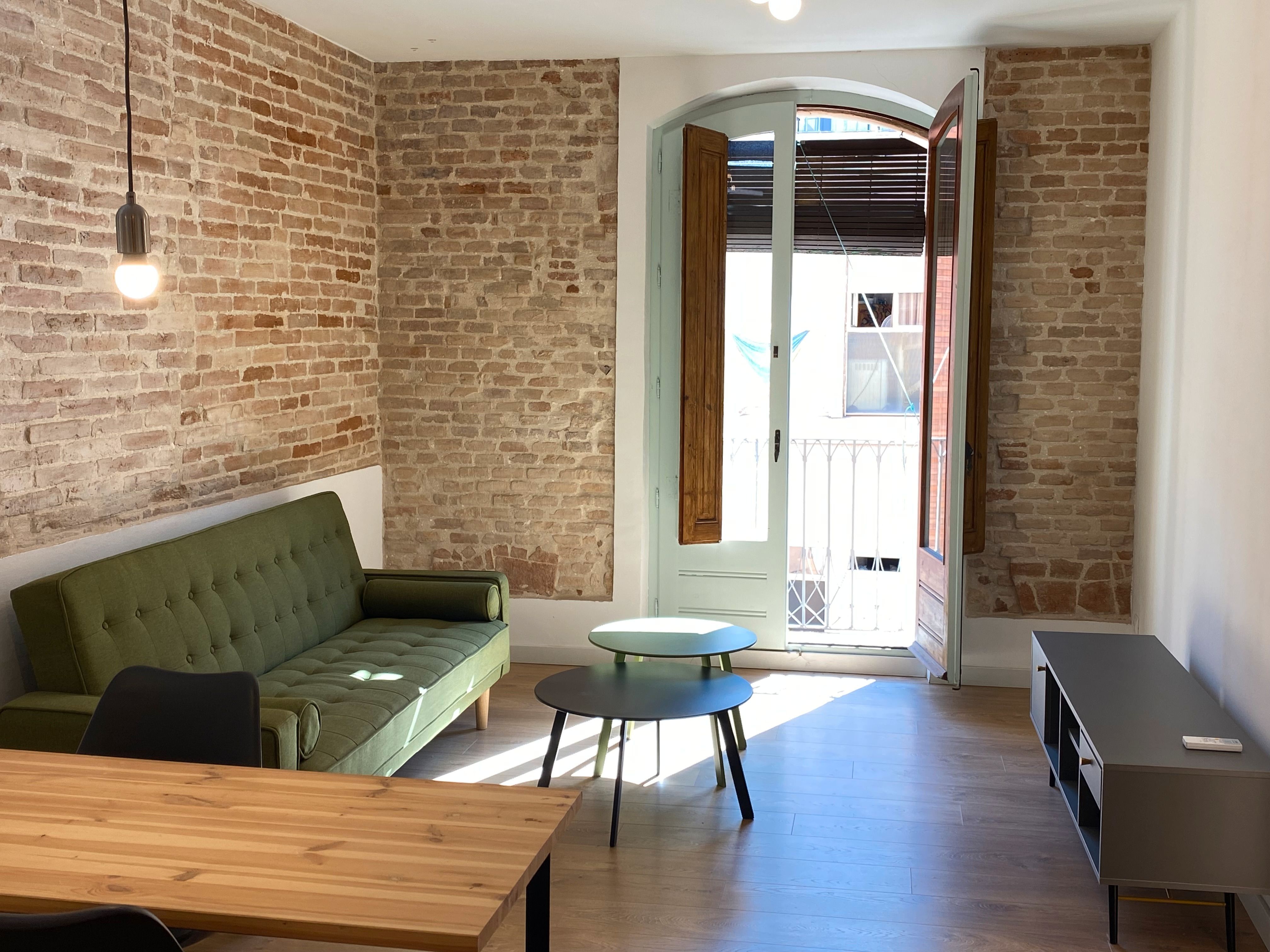 Living room of Apartment to rent in  Tarragona Capital  with Air Conditioner, Heating and Parquet flooring