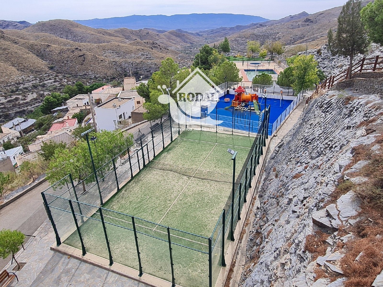 Exterior view of House or chalet for sale in Castro de Filabres  with Furnished