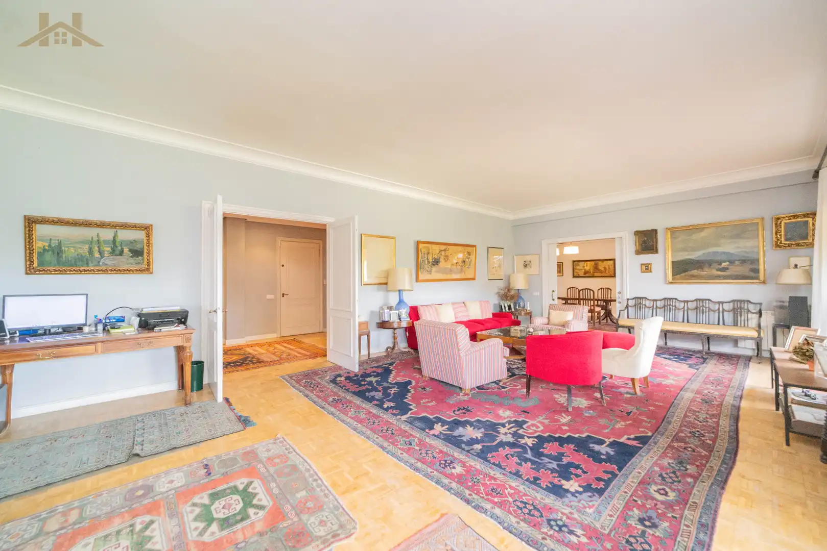 Sala de estar de Piso en venta en Pozuelo de Alarcón con Aire acondicionado, Calefacción y Terraza