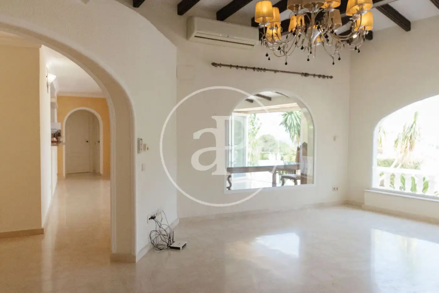 Sala de estar de Casa o chalet en venta en Calpe / Calp con Aire acondicionado, Calefacción y Jardín privado