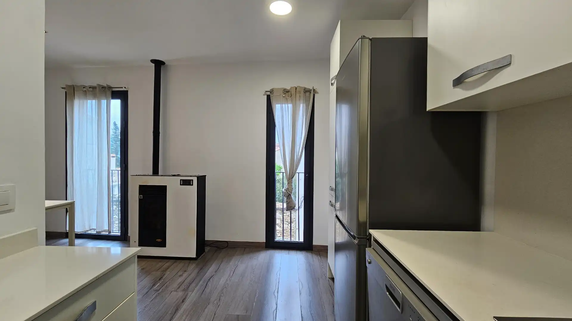 Cocina de Finca rústica en venta en Agullana con Calefacción, Jardín privado y Parquet