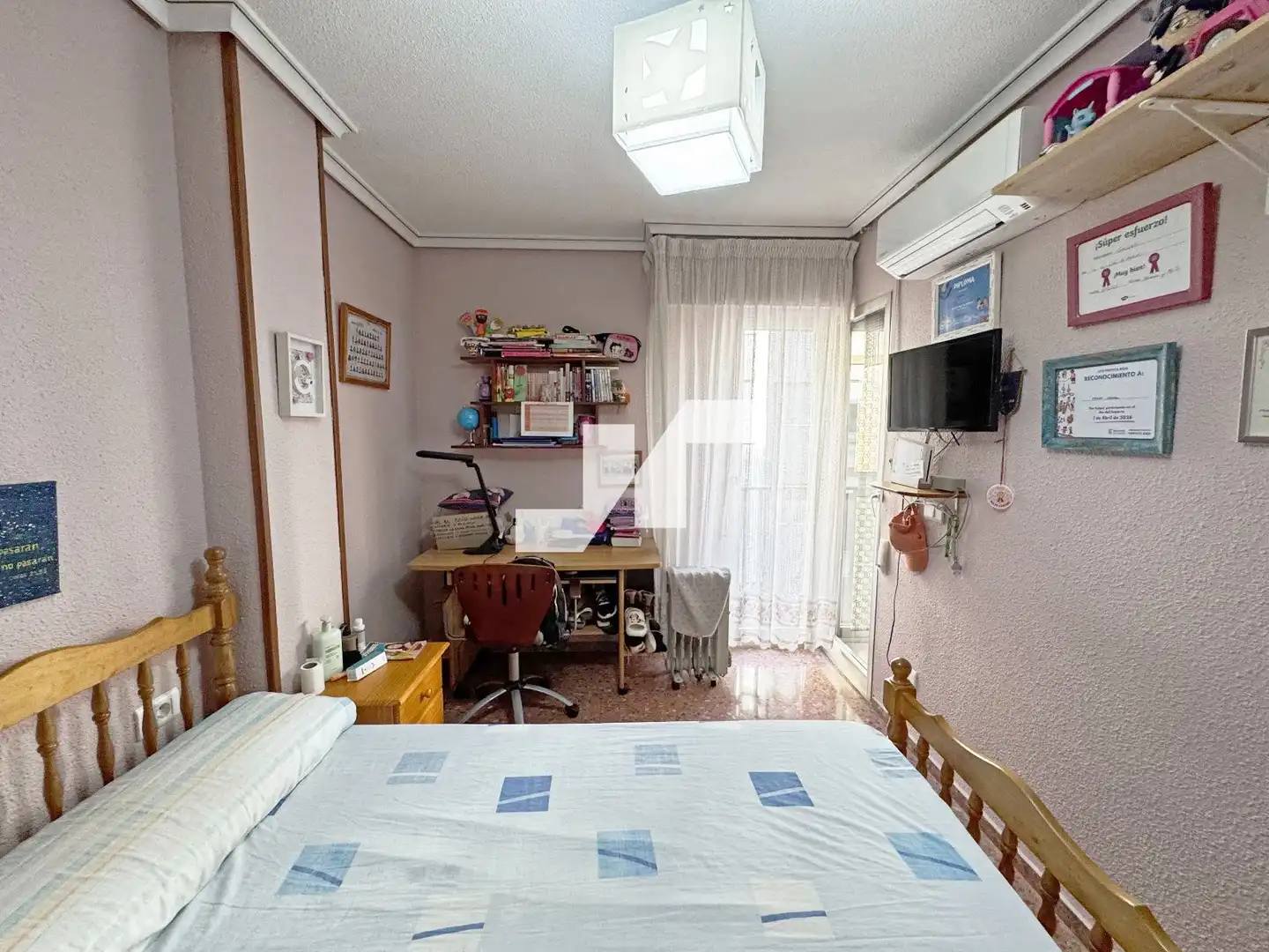 Bedroom of Flat for sale in Burriana / Borriana  with Air Conditioner, Terrace and Storage room
