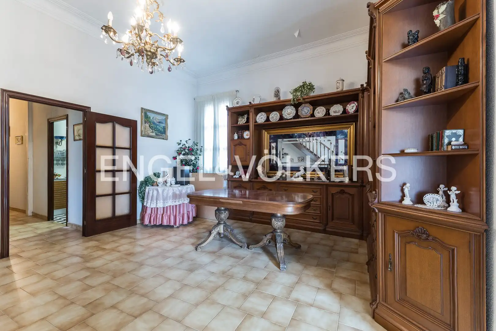 Esszimmer von Country house zum Verkauf in Barcelona mit Heizung, Parkett und Terrasse