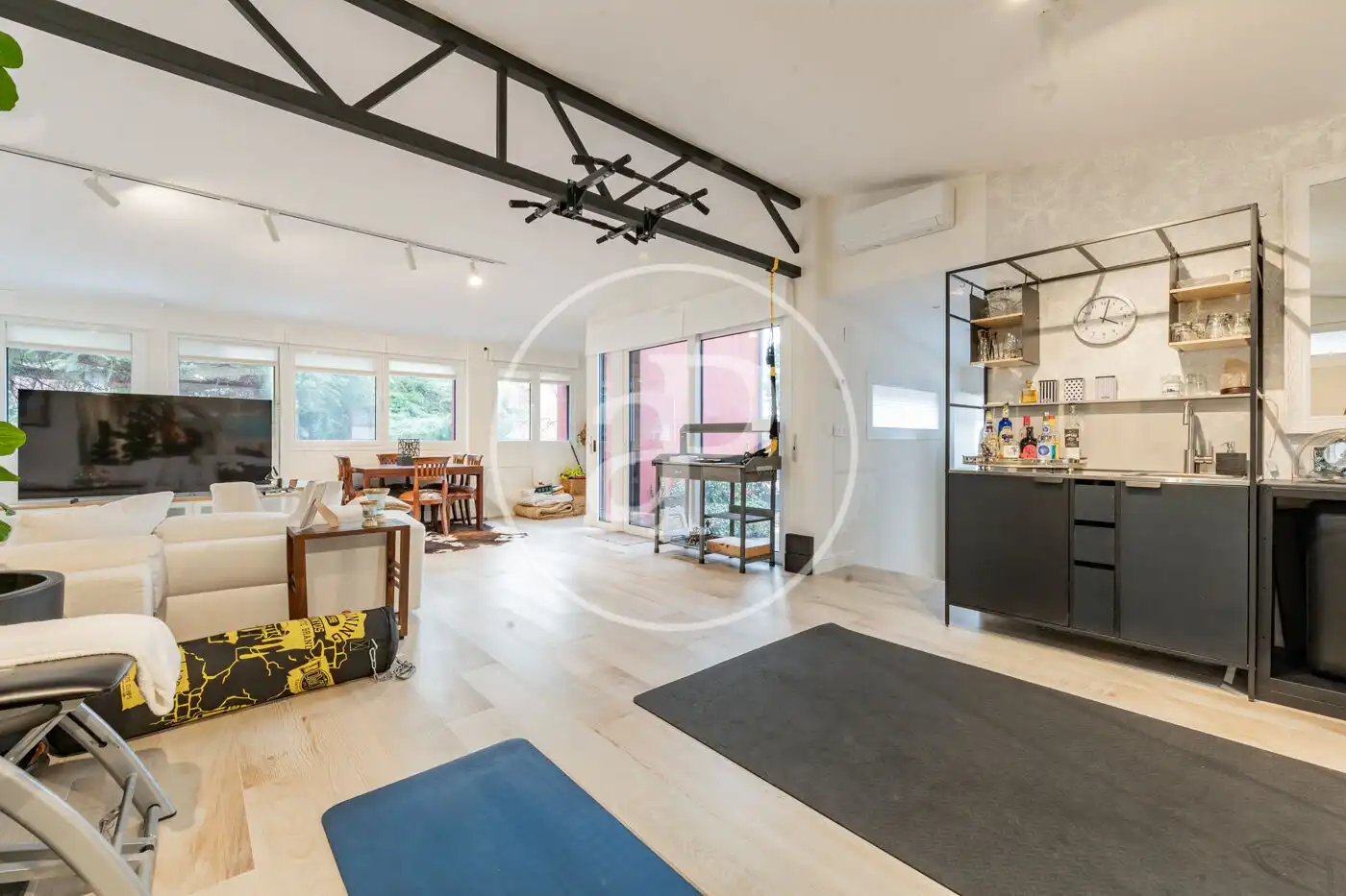 Wohnzimmer von Haus oder Chalet zum Verkauf in Madrid mit Klimaanlage, Heizung und Privatgarten