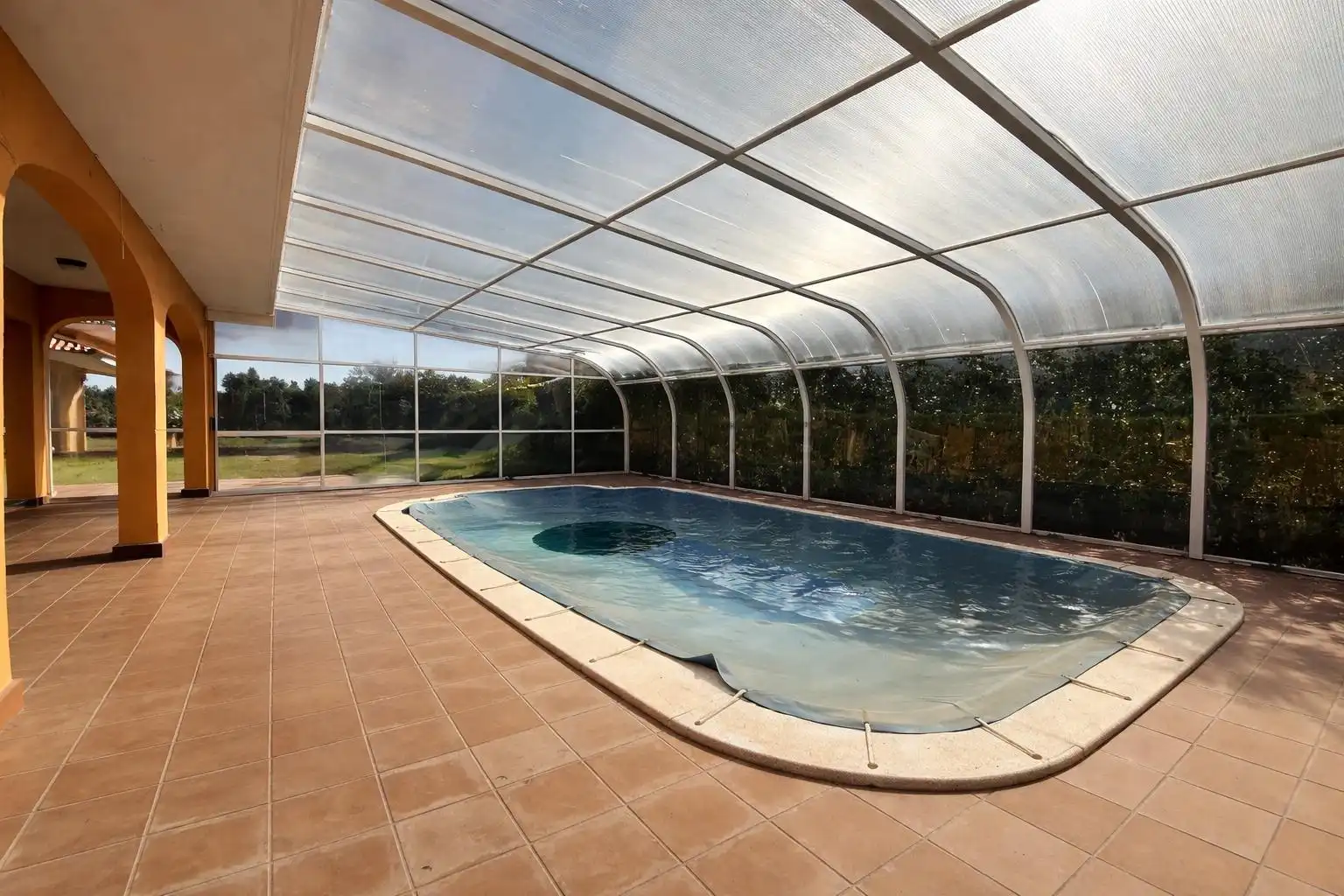 Piscina de Casa adosada en venda en Carrascal de Barregas amb Piscina