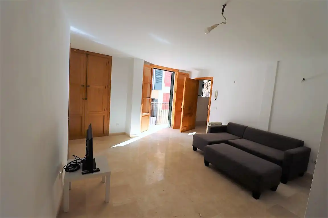 Sala de estar de Piso de alquiler en  Palma de Mallorca con Amueblado, Horno y Balcón