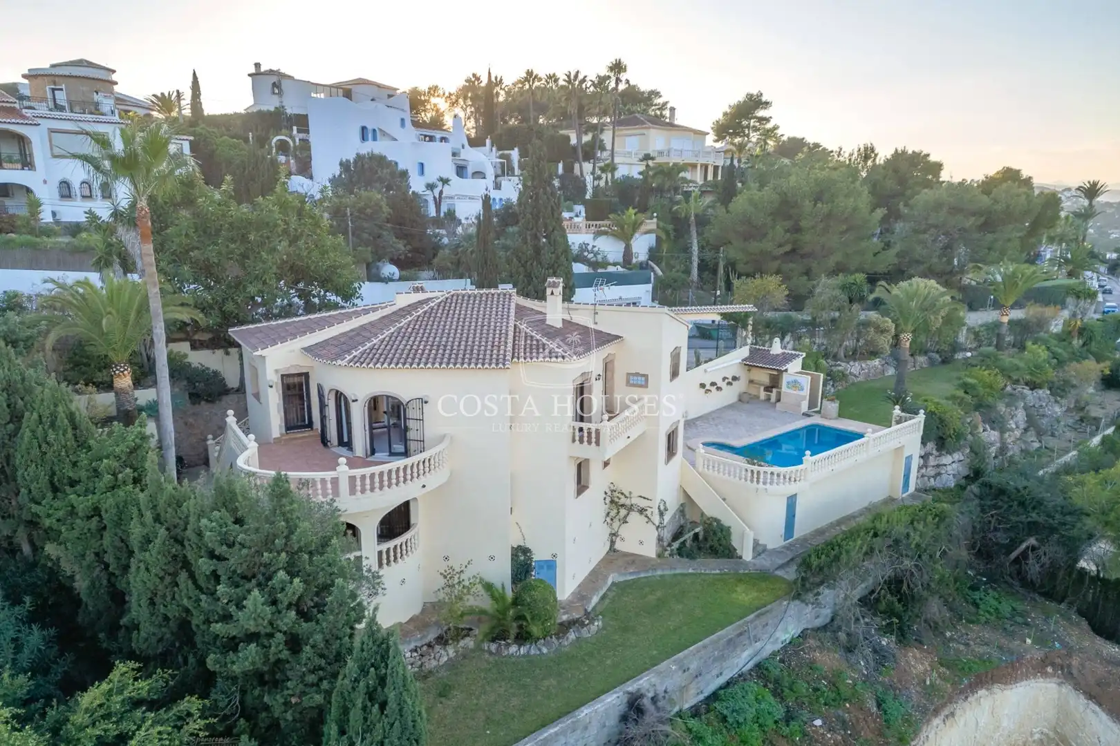 Exterior view of Houses for sale in Jávea / Xàbia  with Air Conditioner, Private garden and Terrace