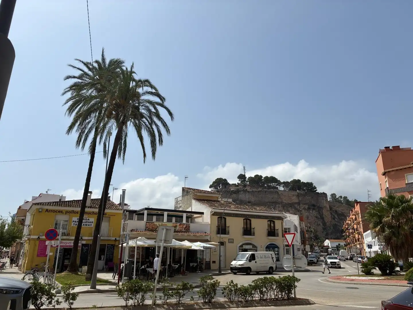 Exterior view of Commercial properties for sale in Dénia  with Air Conditioner