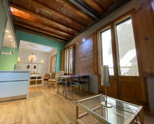 Dining room of Flat to rent in  Barcelona Capital  with Air Conditioner, Parquet flooring and Terrace