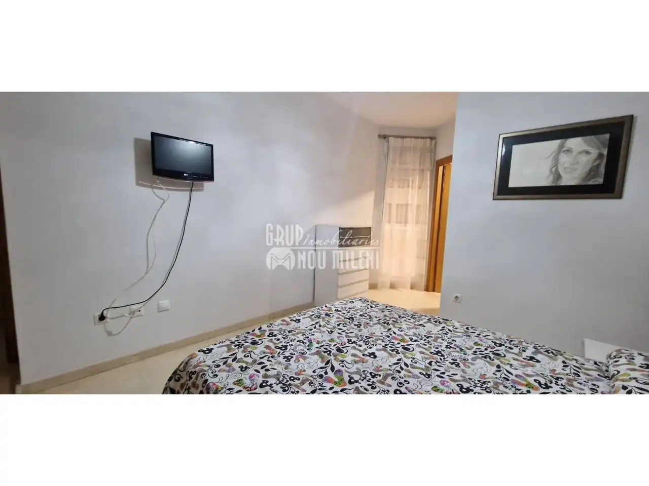 Schlafzimmer von Wohnung zur Miete in Massanassa mit Klimaanlage, Terrasse und Möbliert